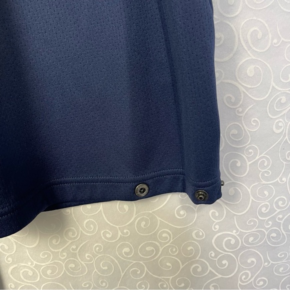 VTG Nike Team Pants Men  XXL Mesh Navy Blue Sweat Basketball Y2K 90s Ankle Snap - Picture 4 of 9